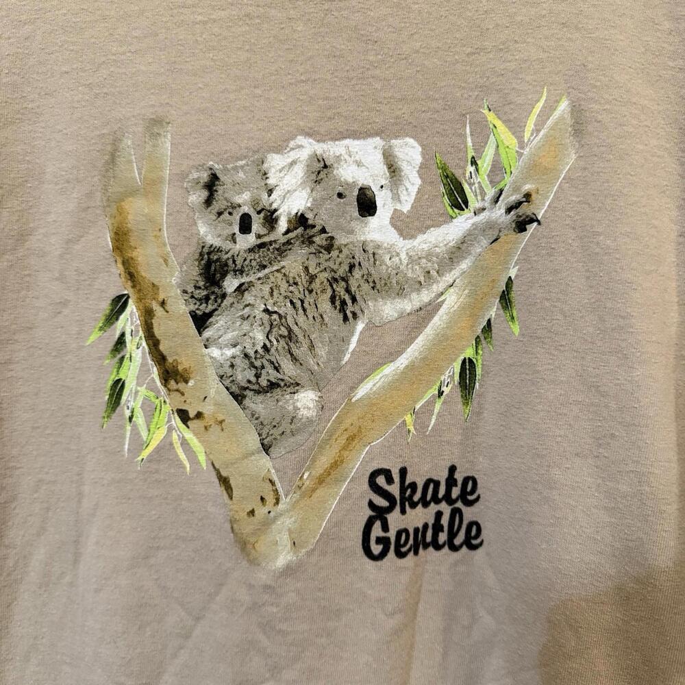 NWOT Skate Mental Skate Gentle Koala Skateboarding Designer Shirt Size Medium - Picture 4 of 6